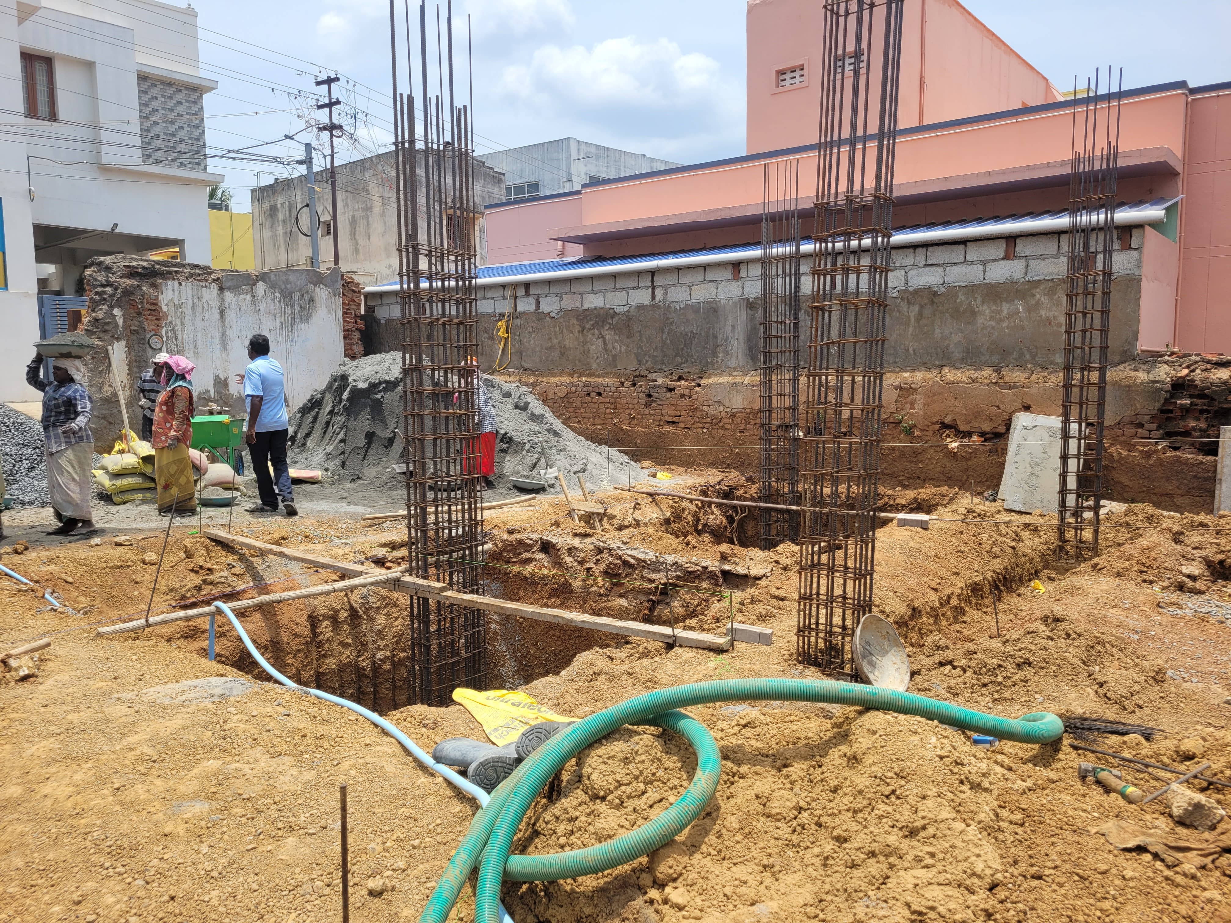 Karupar Sai Residency — site overview, April 2026
