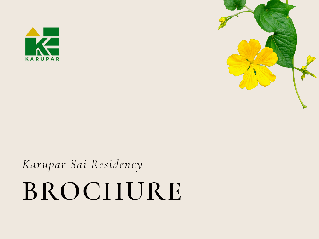 Karupar Sai Residency — Brochure