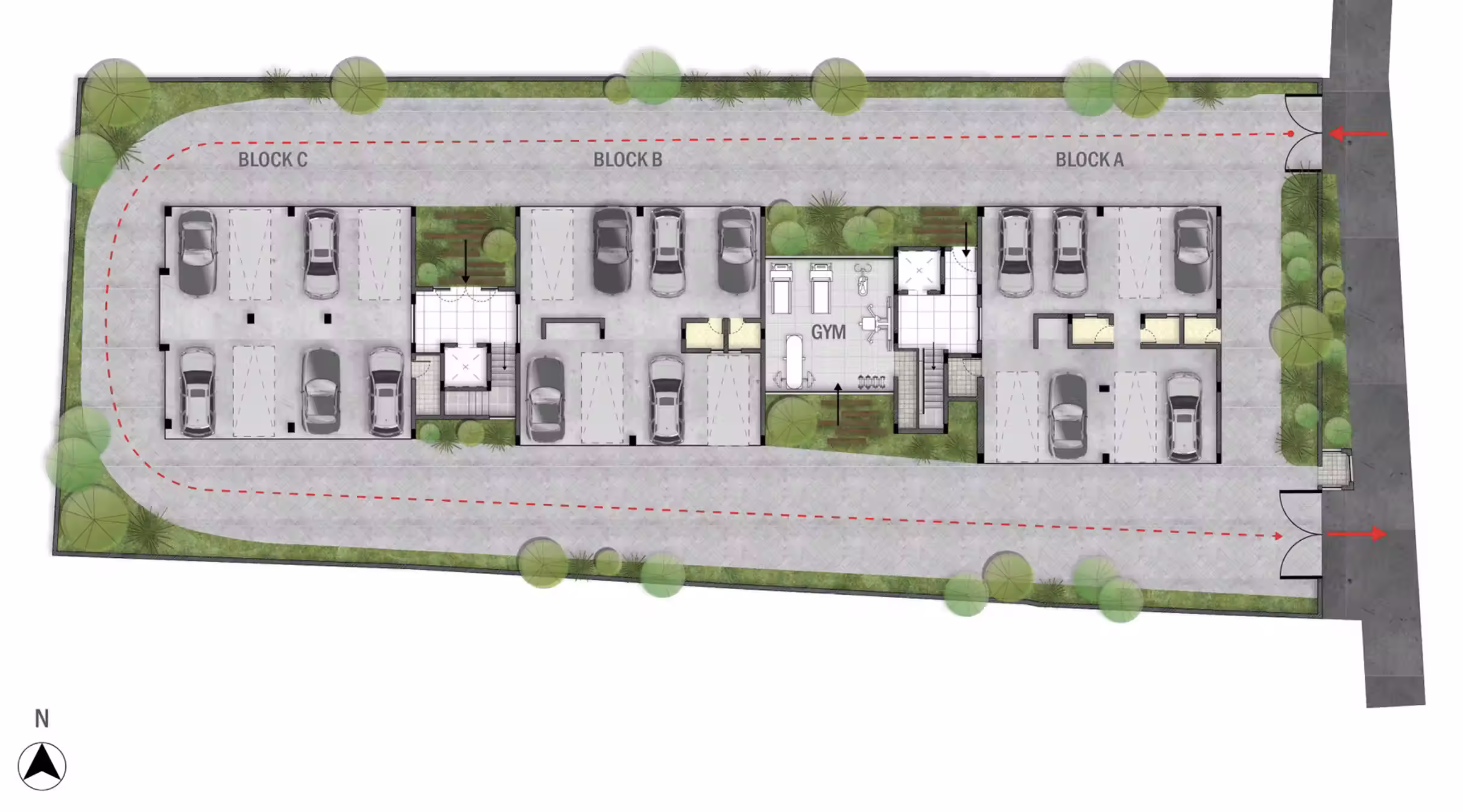 Stilt Car Park — Site Plan
